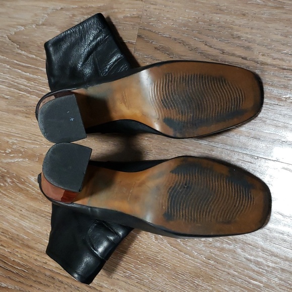 (EU39) TOPSHOP Made in Spain Heeled Booties Contemporary Modern Art Deco Luxury - Picture 9 of 11